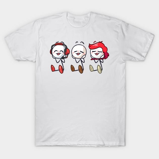 TRIPLE THREAT T-Shirt by PuppyRelp